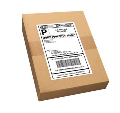 Avery Inkjet Shipping Labels, 5.5" x 8.5", Matte White, 200 Labels/Box (8426)