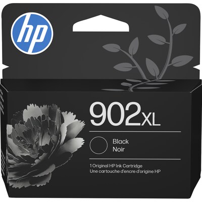 HP 902XL Black High Yield Ink Cartridge, Prints Up to 750 Pages (T6M14AN#140)