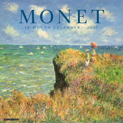 2027 Willow Creek Monet 12 x 12 Monthly Wall Calendar, Assorted Colors (61282)