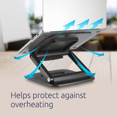 Kensington SmartFit EQ Adjustable Multi-Angle Laptop Stand, Black (K50427NA)