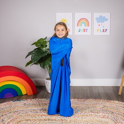 Bintiva X-Large Sensory Body Sock, Blue (BNVSENSOXXLG)