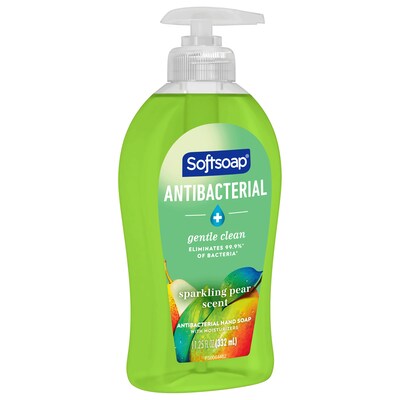 Softsoap Antibacterial Liquid Hand Soap, Sparkling Pear Scent, 6/Carton (US07326ACT)