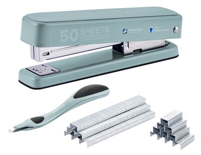 Bostitch Office Titan Heavy Duty Desktop Stapler, 50-Sheet Capacity, Staples Included, Sage (B615-SGE-VP)