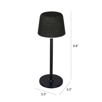 iLive Lamp+ Wireless Bluetooth Speaker Lamp, Black