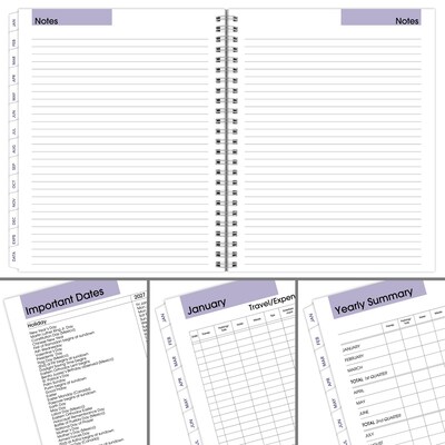 2027 AT-A-GLANCE DayMinder Executive 8.75" x 7" Weekly & Monthly Planner Refill Pages, White (G545-50-27)
