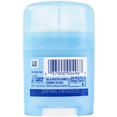 Secret Outlast Invisible Solid Antiperspirant, 0.5 oz Stick, 8 Sticks/Bag, 18 Bags/Carton