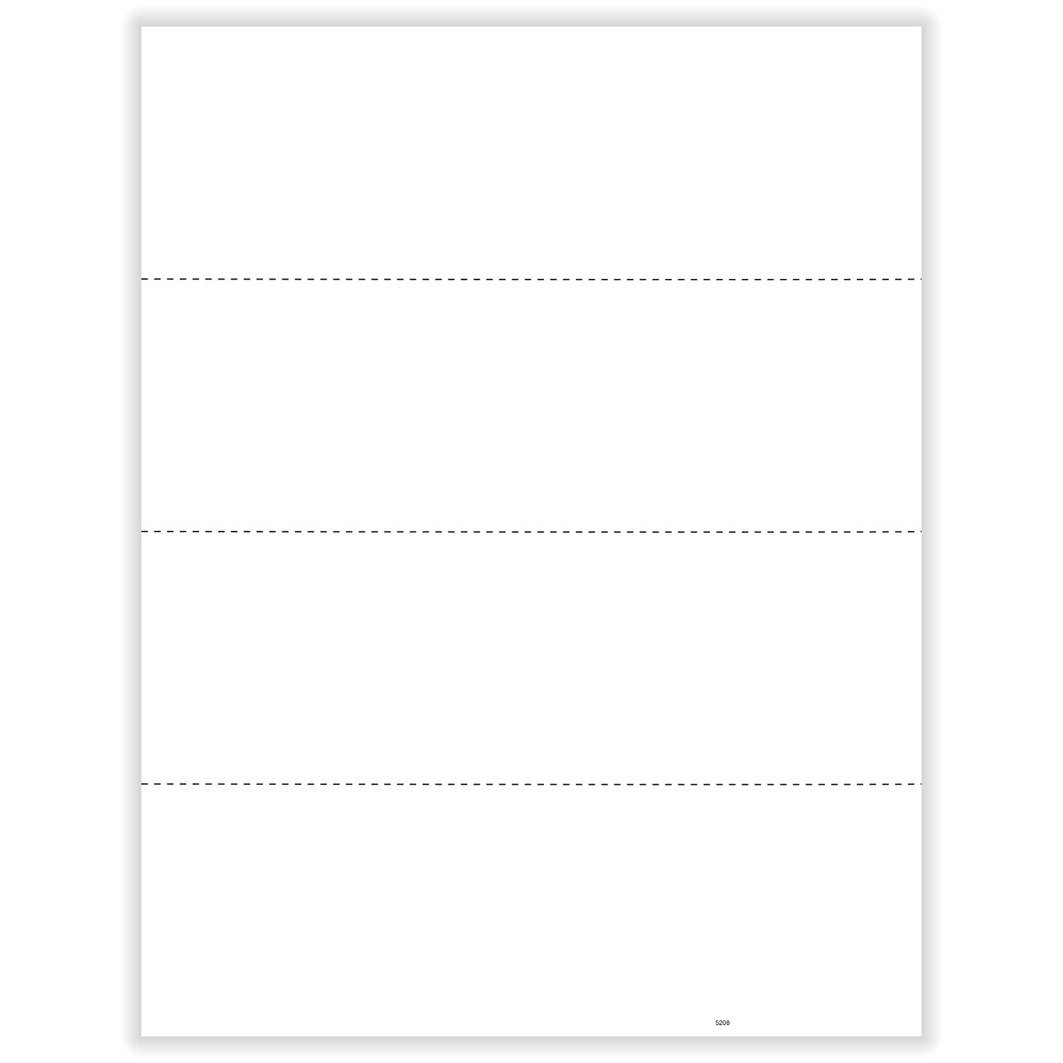 ComplyRight 2025 W-2 Blank Tax Form, 4-Up (Horizontal), with Backer Instructions, Pack of 500 Forms