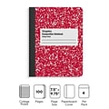 Staples® Composition Notebooks, 7.5 x 9.75, College Ruled, 100 Sheets, Assorted Colors, 4/Pack (ST