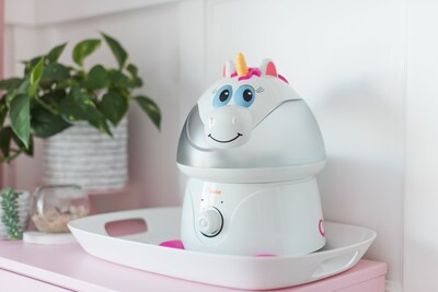 Crane Unicorn Ultrasonic Cool Mist Tabletop Humidifier, 1-Gallon, White (EE-8249)