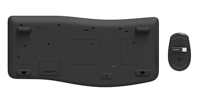 Incase Comfort Desktop 5050 Designed by Microsoft Wireless Ergonomic Keyboard and Laser Mouse Combo, Black (PP4-00001)