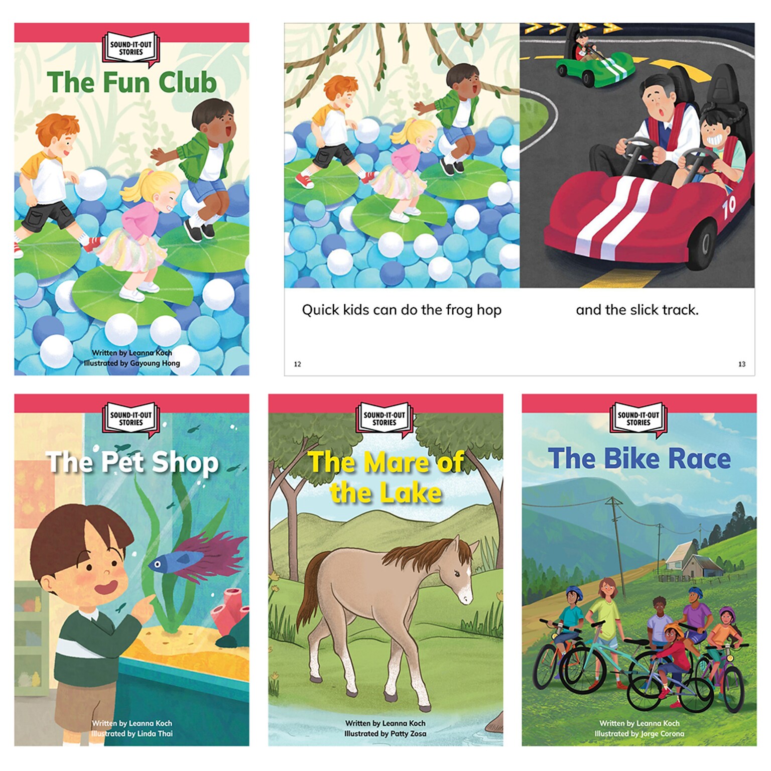 Creative Teaching Sound-It-Out Stories Decodable Readers Picture Book Set 1, 18 Books/Set (CTP11021)