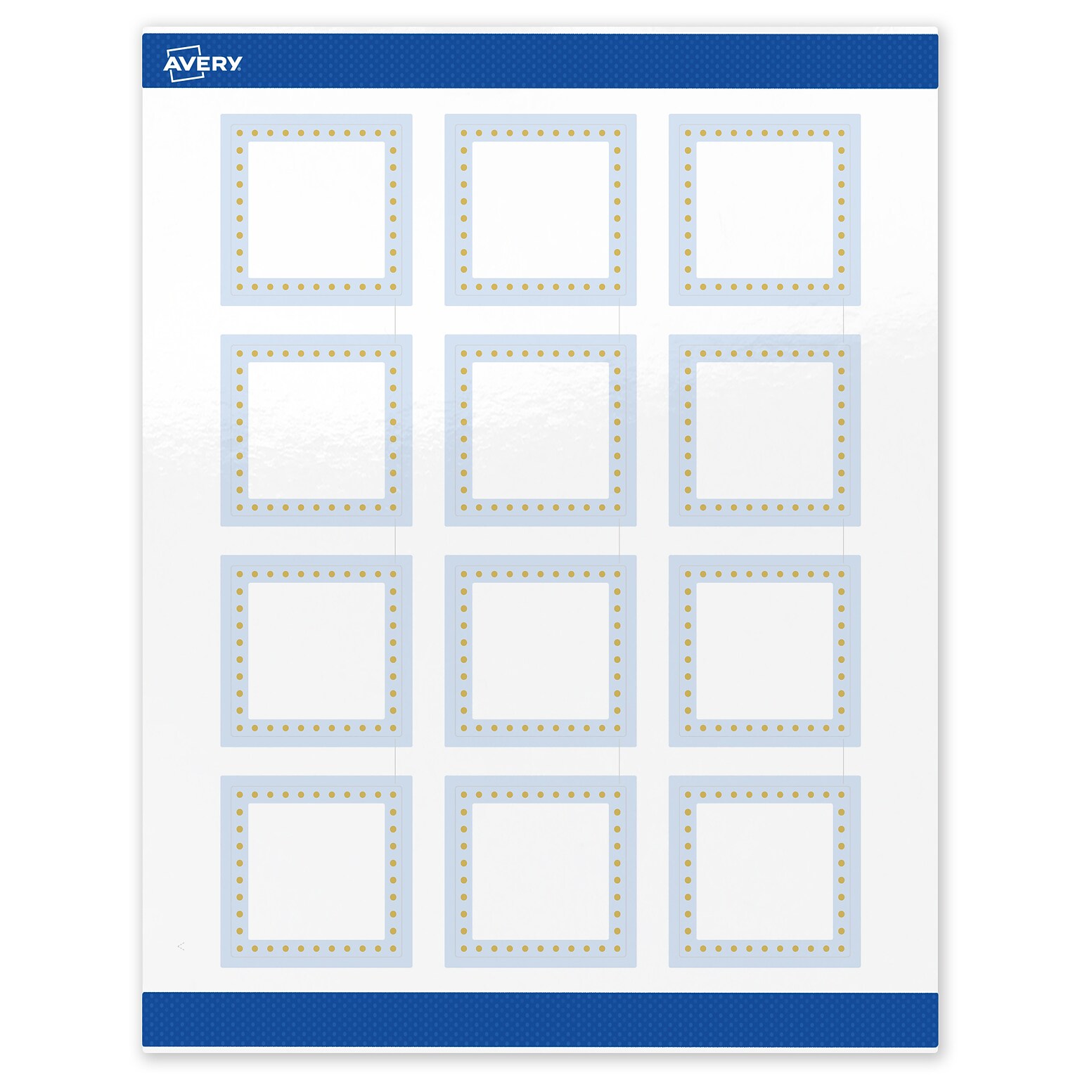 Avery Laser/Inkjet Square Multipurpose Labels, 2 x 2, White, 120/Pack (S00-DME)