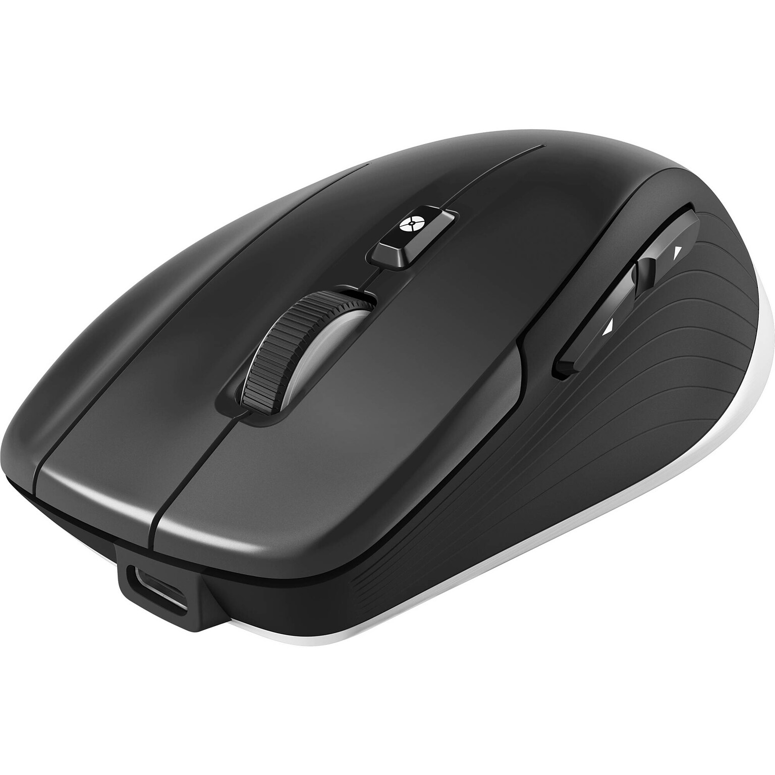 3Dconnexion CadMouse Wireless Ergonomic Curved Optical USB Mouse, Black (3DX-700118)