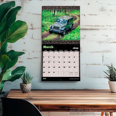 2026 BrownTrout Jeep 12" x 12" Monthly Wall Calendar (9798330701780)