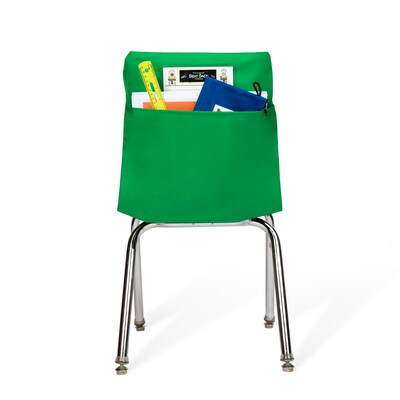 Seat Sack Seat Storage, 16" x 12" x 4", Green, 10/Pack (20112BUNDLE)