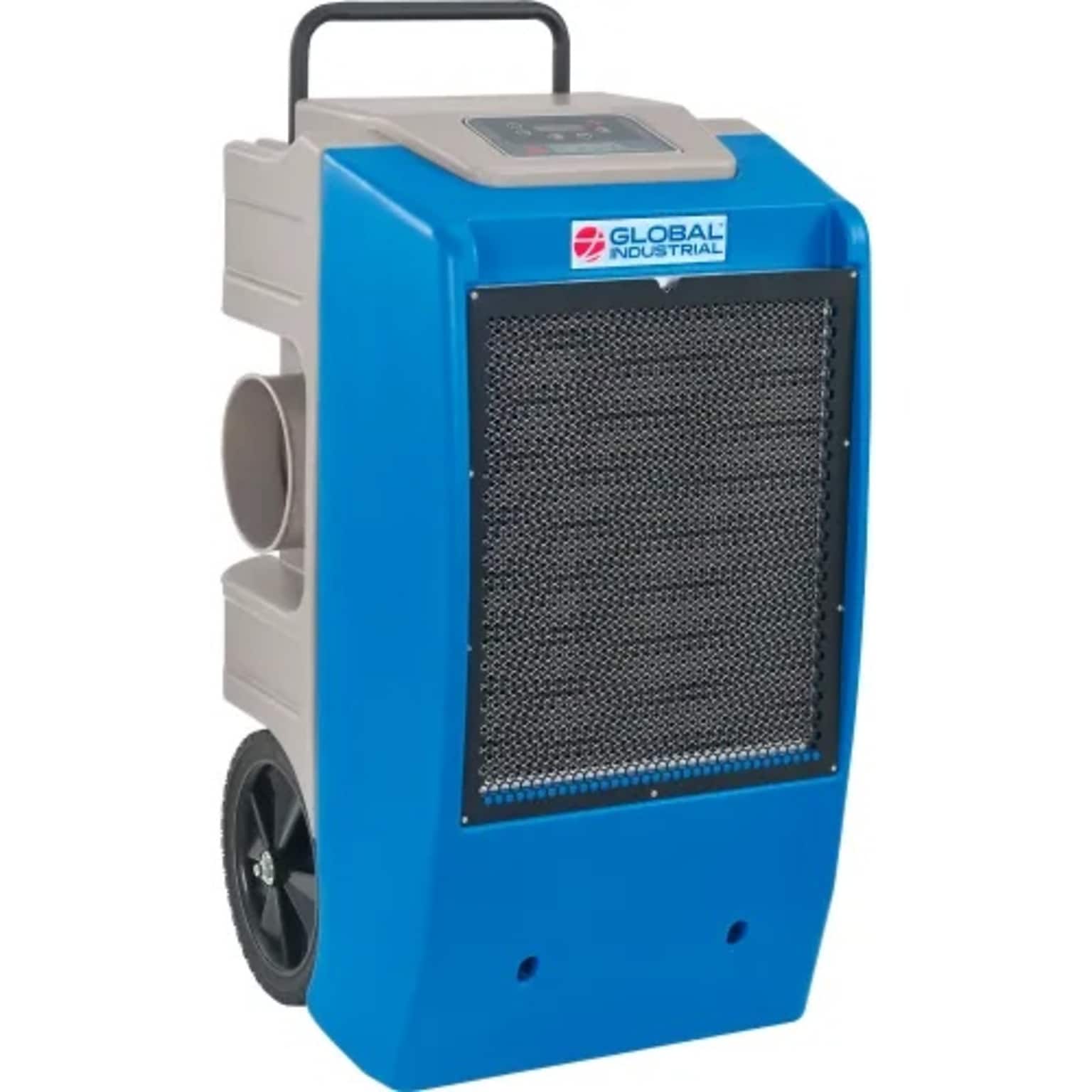 Global Industrial Low Grain Refrigerant Dehumidifier w/ Pump, 120V, 250 Pints (246704)