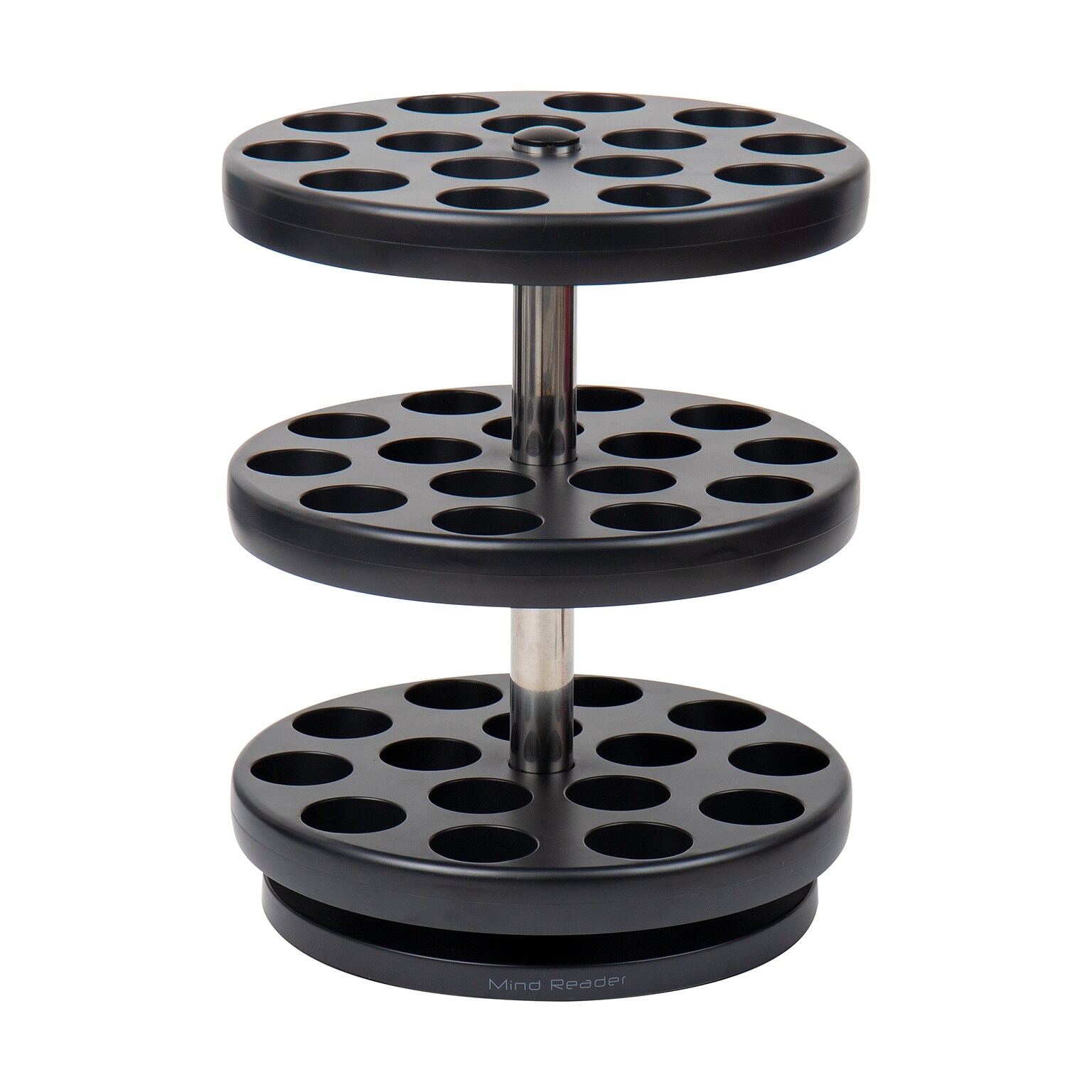 Mind Reader Anchor Collection 3-Tier Single Serve Pod Carousel, 45-Pod Capacity, Black (PODSUS45-BLK)