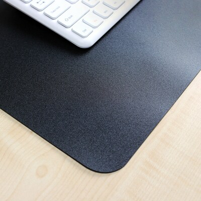 Floortex Desktex Vinyl Desk Pad, 36" x 20", Black (NCDMFLVS0017)