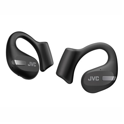 JVC Nearphones Wireless Noise Canceling Over-Ear Earphones, Bluetooth, Black (JVCHANP50TB)