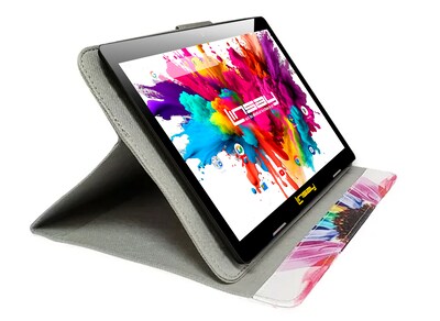 Linsay Octa Core 10.1" Tablet, 4GB RAM, 128GB Storage, Android 13, Bundled with Rainbow Marble Case and Stylus Pen
