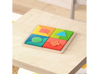 Flash Furniture Bright Beginnings Geometric Shape Building STEM Puzzle Board (MK-MK00606-GG)
