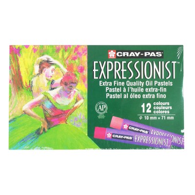Sakura Cray-Pas Expressionist Oil Pastels, Assorted Colors, 12/Set, 3 Sets/Bundle (SAKXLP12-3)