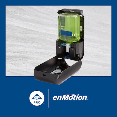 enMotion Gen2 Automatic Wall Mounted Hand Soap/Hand Sanitizer Dispenser, Black (52057)