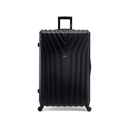InUSA Vasty 33.86" Hardside Suitcase, 4-Wheeled Spinner, TSA Checkpoint Friendly, Black (IUVAS00XL-BLK)
