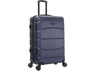 DUKAP Sense 28" Hardside Suitcase, 4-Wheeled Spinner, TSA Checkpoint Friendly, Blue (DKSEN00L-BLU)