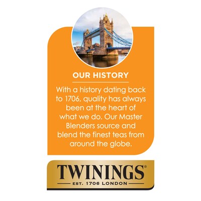 Twinings Lemon and Ginger Herbal Tea Bags, 50/Box (F14990)