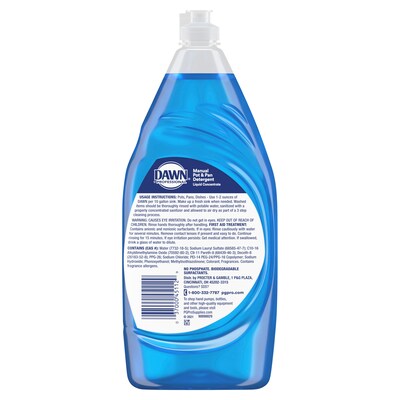 Dawn Professional Manual Pot and Pan Detergent Dish Soap, Liquid Concentrate, 38 fl oz. (45112)