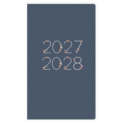 2027 Blue Sky Ashlyn 3.125 x 6.125 Calendar Year Monthly Standard Planner, Navy (156210-27)