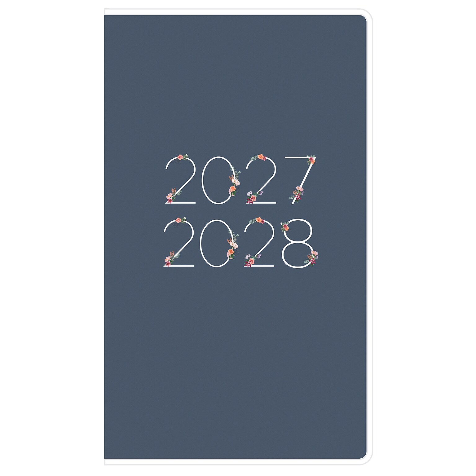 2027 Blue Sky Ashlyn 3.125 x 6.125 Calendar Year Monthly Standard Planner, Navy (156210-27)