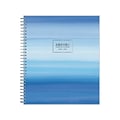 2024-2025 Blue Sky Chanson 8 x 10 Academic Monthly Planner, Plastic Cover, Blue (128693-A25)