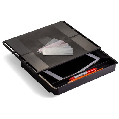 Officemate Plastic Under Desk Organizer Drawer, Black (OIC22552)