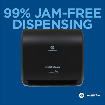 enmotion Impulse Automatic Hardwound Paper Towel Dispenser, Black (59488A)