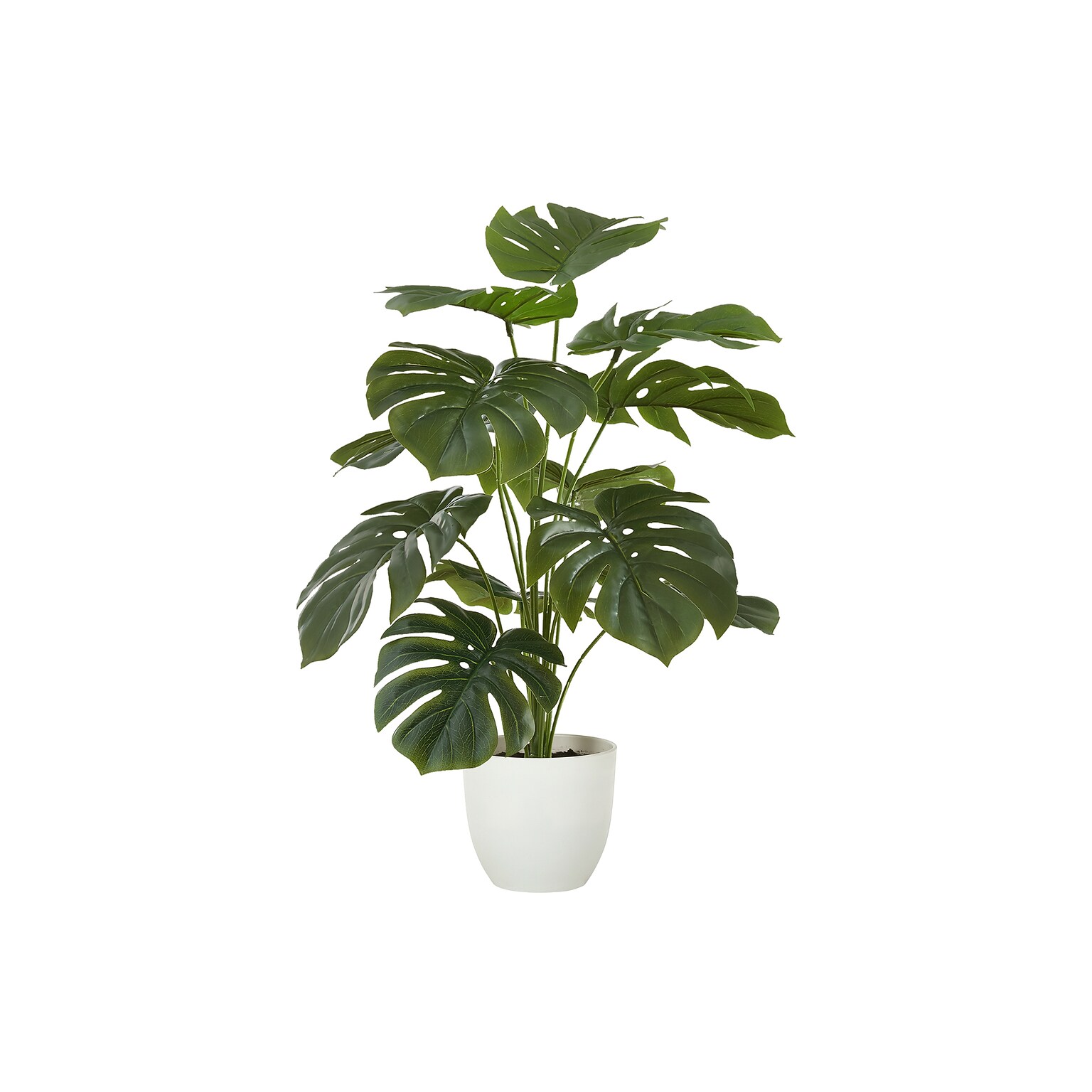 Monarch Specialties Inc. 24 Artificial Monstera Plant in Pot (I 9551)
