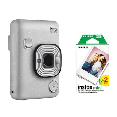 Fuji Instax Mini Liplay Hybrid Instant Camera w 20 Pk Film