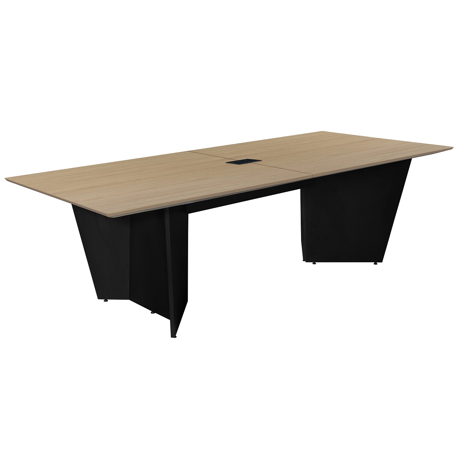 Regency Array 96 W Conference Table w/ Power Data Grommet, Noble Oak/Black (ACT9648NOBK)