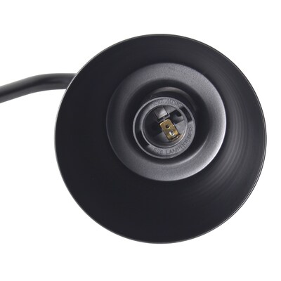 Simple Designs Sleek Essentials LED Desk Lamp, 16", Black (LD1077-BLK)