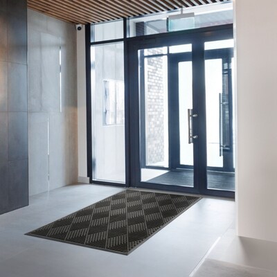 Coastwide Professional™ Commercial Wiper/Scraper Floor Mat, 3' x 5', Black (CW23067)