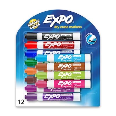 BIC Intensity Permanent Marker Bundle, Assorted Tips and Colors, 56-Count 