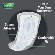 Depend Incontinence Guards/Pads for Men, 168/Pack (53187)