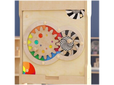 Flash Furniture Bright Beginnings Turning Gears STEAM Wall Activity Board (MK-ME14719-GG)