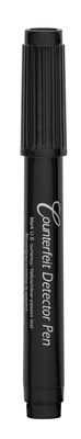 Dri Mark Pocket Counterfeit Pens, Black, 24/Carton (351B24S)