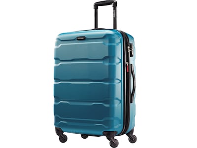 Samsonite Omni PC Polycarbonate 4-Wheel Spinner Luggage, Caribbean Blue (68309-2479)