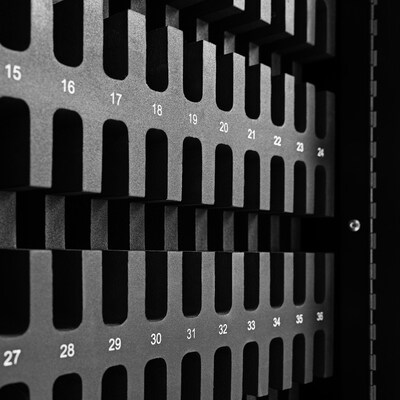 Luxor CellGuard Lockable 36-Unit Cell Phone Cabinet, Black Powder Coated Steel (CHZZ001)