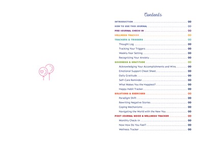 Quarto Anti-Anxiety Prompt Guided Journal, 6 x 8.42, Blue, 204 Pages (9780785839637)