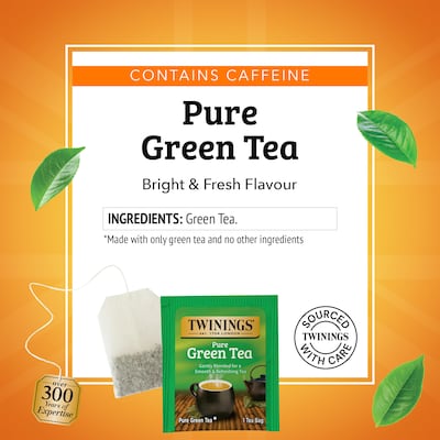 Twinings Green Tea Bags, 25/Box (TNA51732)