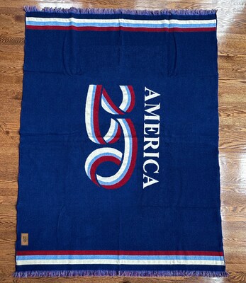 Official America 250 Custom Woven Throw Blanket